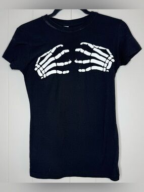 Misfits Skeleton Hands 2014 Band Tee Womens XS